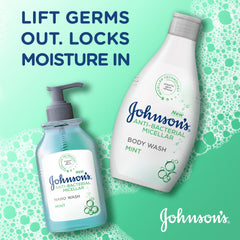 Johnson's, Anti-bacterial, Micellar Hand Wash, Mint, 500ml, 1+1 FREE