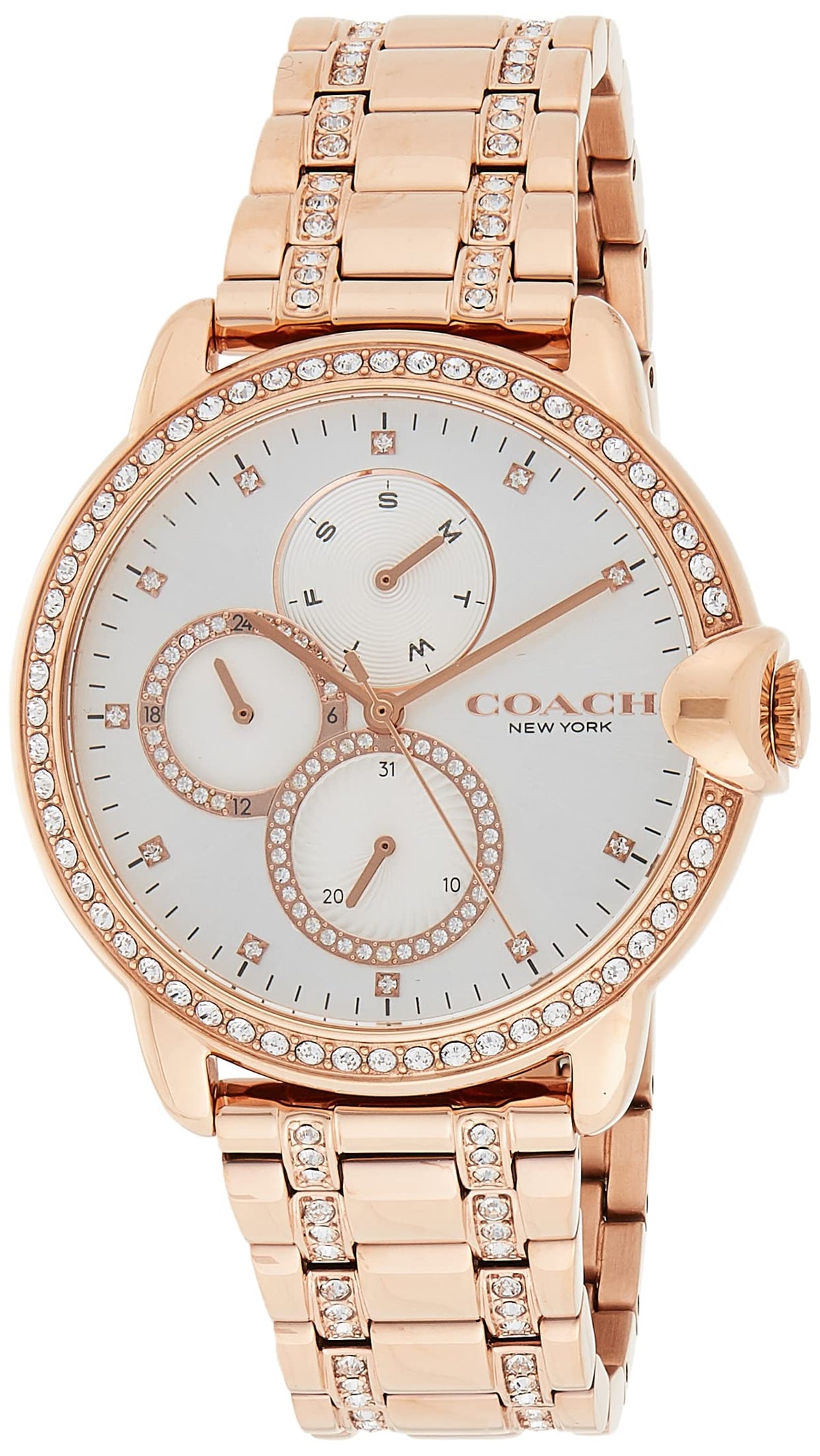 Coach ARDEN Women's Watch, Analog - Rose Gold / Silver