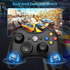 Ainoibo Wired Controller Compatible with Microsoft Xbox 360 and Windows PC (Windows 10/8.1/8/7) Game Controller for Xbox 360 with Dual Vibration and Ergonomic