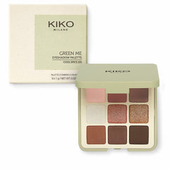 KIKO Milano Green Me Eyeshadow 2019 Makeup Palette 101 Cool Spice, 9 g