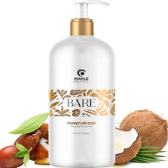 Maple Holistics Bare After Shave Lotion for Women - Deep Hydration Wet Skin Moisturizer in Shower Lotion for Silky Smooth Skin with Shea Butter Jojoba Oil & Aloe Vera - In Shower Body Lotion for Women 12 Fl oz