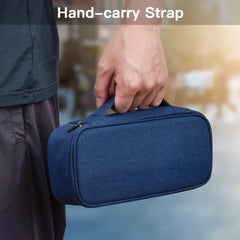 Portable Cable Electronic Accessories Storage Bag,Travel Gadgets Storage Case Cable Organizer Pouch Compatible for Charger USB Cables SD Memory Cards Earphone Flash Hard Drive Phone Power Bank