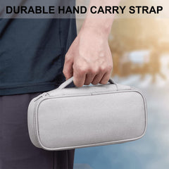 ikeoat Portable Electronic Accessories Bag Organizer, Travel Gadgets Storage Case Cable Organizer Pouch Compatible for Charger USB Cables SD Memory Cards Earphone Flash Hard Drive Phone Power Bank, M
