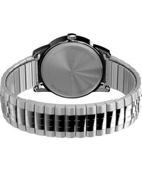Timex Men's Easy Reader Watch - Silver-Tone/Silver-Tone/Blue