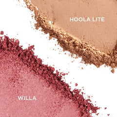 Benefit LIMITED EDITION Duo of Mini Matte Bronzer and Mini Blush (Hoola Lite Bronzer Plus Willa Blush) 4g (Pack of 1)