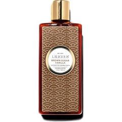 LaLicious Brown Sugar Vanilla Shower Oil & Bubble Bath - Shower Cleanser with Topical Probiotics & Grapeseed Oil, No Parabens - 10oz
