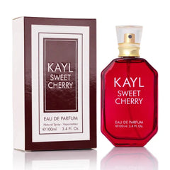 URBAN COLLECTION Kayl Sweet Cherry Perfume for Women and Men, Woody Fruity Gourmand Fragrance, Juicy Black Cherry Raspberry Praline, Rose Palo Santo, Long Lasting Warm Luxury Scent 3.4 oz / 100ml