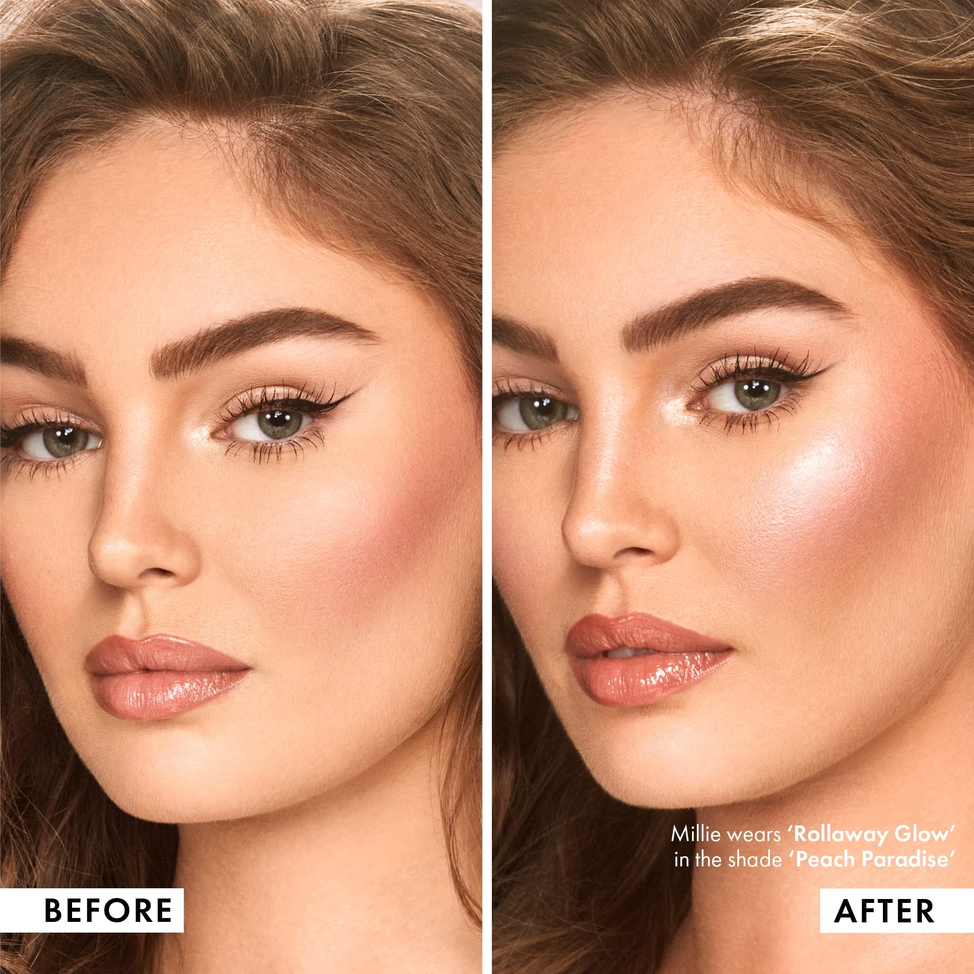 Excefore Liquid Highlighter Makeup, Liquid Highlighter for a Radiant Glow, Long Lasting Highlight Face Illuminator Make up, Cruelty-Free, Vegan Makeup Rose Potion/Peach Paradise/Champagne Chic