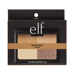 Bronzer, Sheer, Soft Powders, Buildable Coverage, Sculpts, Contours, 4-in-1 shades, Warm 15g