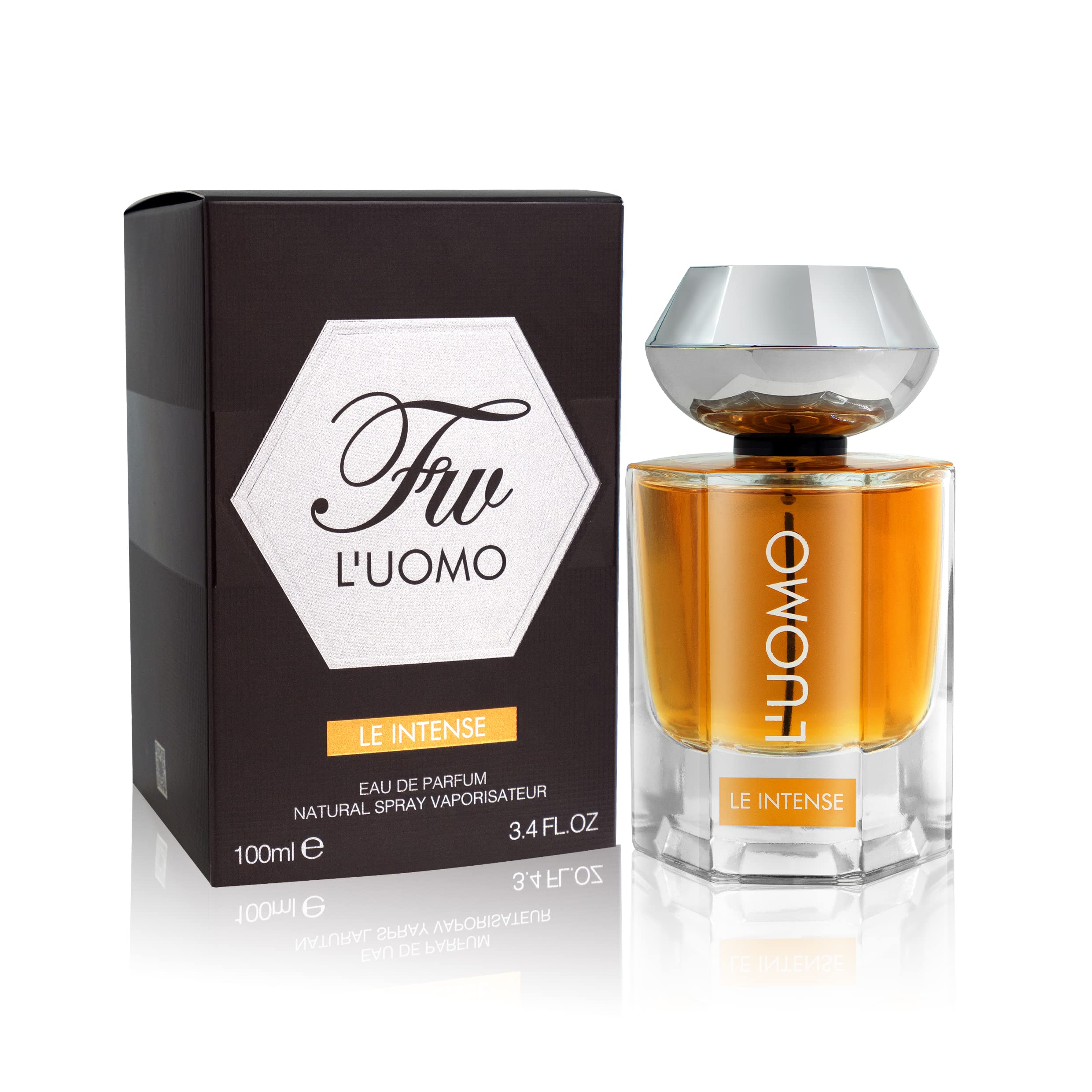 Fw L'Uomo Le Intense - Eau de Parfum - By Fragrance World - Perfume For Men, 100ml