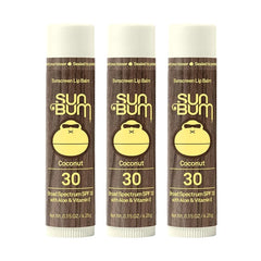 Sun Bum Sun Bum Spf 30 Sunscreen Lip Balm Vegan and Cruelty Free Broad Spectrum Uva/uvb Lip Care With Aloe and Vitamin E for Moisturized Lips Coconut Flavor 3 Pack