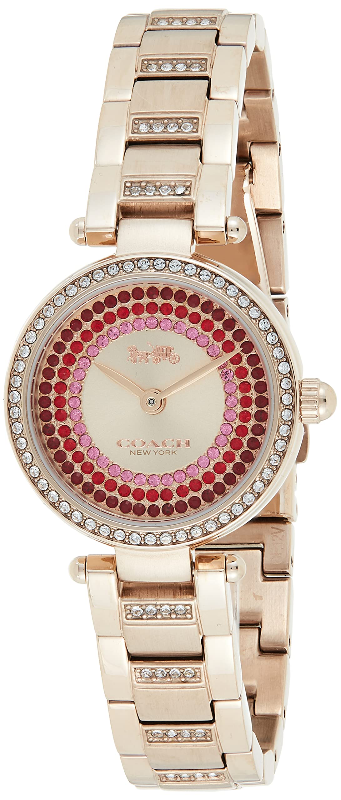 Coach PARK Women's Watch, Analog - Gold / Multicolor