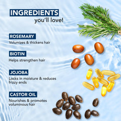 Botanic Hearth 100% Pure Rosemary Oil for Hair Growth | Controls Hair Fall, Promotes New Hair Growth | Hair Strengthening Treatment for Healthy Nourished Hair | 198 ml
