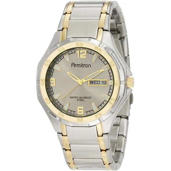 Armitron Men's Two-Tone  Round Dial Dress Watch