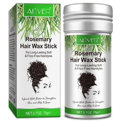 ALIVER Rosemary Hair Wax Stick, Non-Greasy Styling Cream for Frizzy Hair Edges, Suitable for All Hair Styles