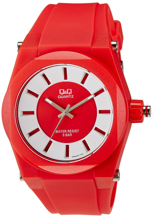 Q&Q For Unisex Silicone Band Watch