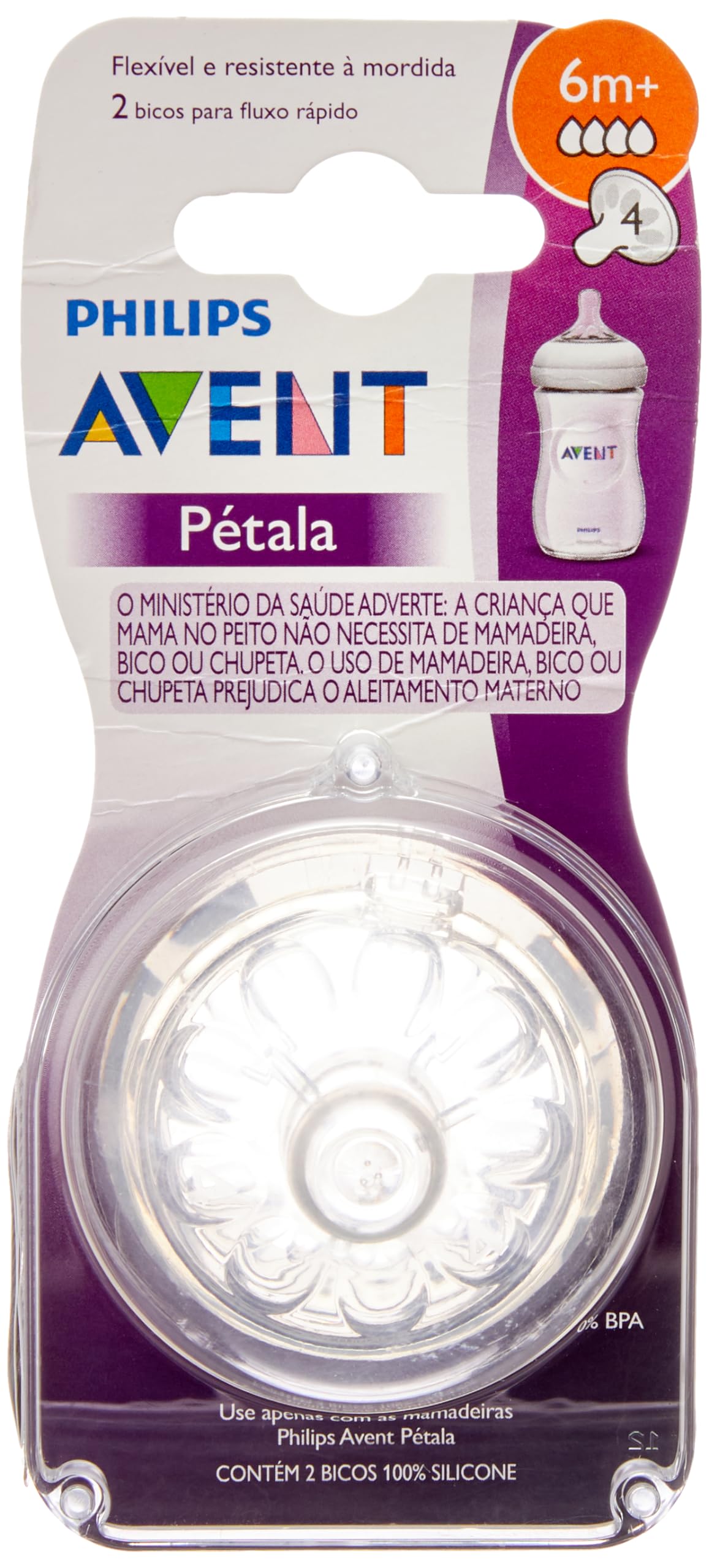 AVENT Philips Natural Feeding Teats - SCF654/27