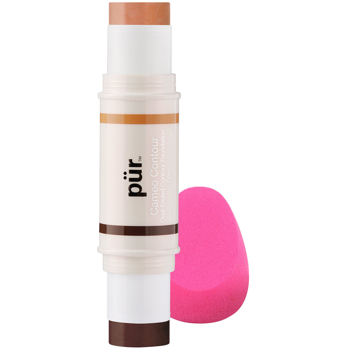 PÜR Beauty Cameo Contour & Highlight Stick in Deep, 0.3 oz