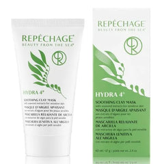 Repechage Hydra 4 Soothing Clay Mask Calming Clay Mask For Sensitive Skin, Deeply Cleanses with Lactic Acid, Reduces Redness with Vitamin E and Shea Butter, For Dry and Sensitive Skin, 2 fl oz.
