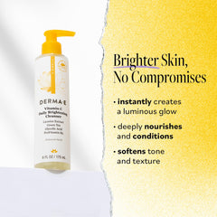 Derma E Vitamin C Daily Brightening Cleanser With Licorice Extract 6 Fl Oz