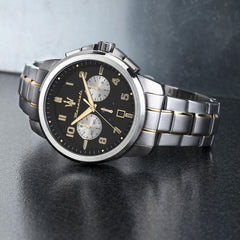 Maserati Herrenuhr Successo Limited Edition, Chronograph, Analog - R8873621028 - Silver and Gold
