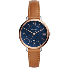 Fossil Women's Quartz Watch, Analog Display and Leather Strap