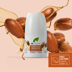 Dr Organic Moroccan Argan Oil Deodorant, 50 milliliters