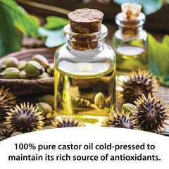 Aitnaturals Organic Castor Oil 60ml Eyelash & Eyebrow Growth Serum | Nourishing Hair, Skin & Nail Treatment | Promotes Hair Growth & Conditions | Cold Pressed & Hexane free | 100% Pure & Hexane-Free