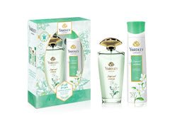 Yardley Imperial Jasmine Perfumed Gift Set, Floral Scent With Jasmine And Orange Blossom Fragrance, Eau De Toilette 125 Ml + Body Spray 150 Ml