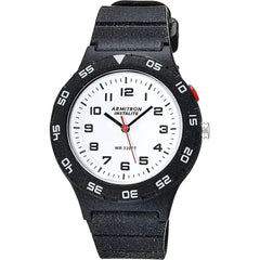 Armitron Sport Unisex Silicone Strap Watch - Black