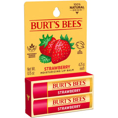 Burt's Bees Strawberry Moisturizing Lip Balm Twin Pack 2 x 0.15 oz., 2 ct