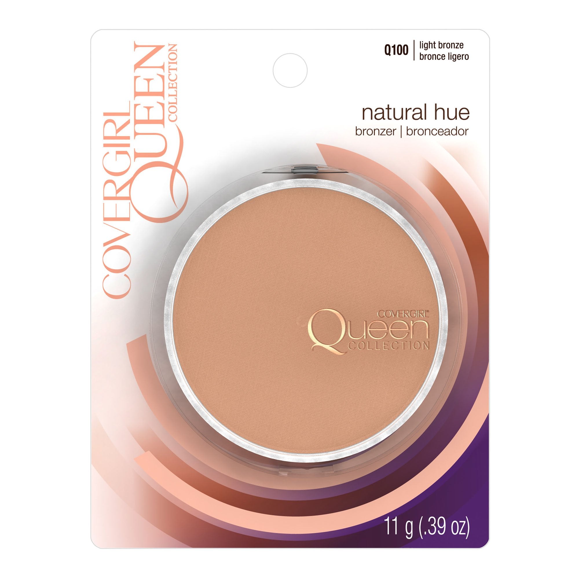 (q100lightbronze) - COVERGIRL Queen Natural Hue Bronzer - Light Bronze 100