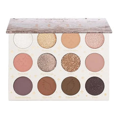 ColourPop 11 Eyeshadow Palette Warm Nude Eye Makeup Palette with Matte, Metallic, Matte Sparkle & Glitter Finishes High Pigment Eye Makeup with a Long Wearing Formula 0.46 oz