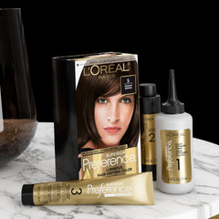 L’Oréal Paris L'Oreal Superior Preference Fade-Defying + Shine Permanent Hair Color, 2BL Black Sapphire, Pack of 1, Hair Dye