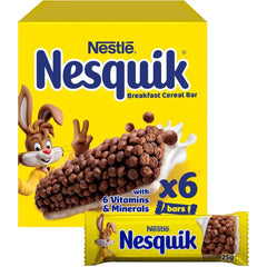 Nestle Nesquik Chocolate Cereal Bar 6 x 25g