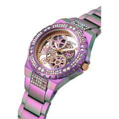 GUESS Reveal Collection Analog Rose Gold Dial Women's Watch-GW0302L3