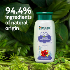 Himalaya Gentle Baby Shampoo No Parabens, Sulphates & Dyes Is Specially Formulated No-Tears Mild Shampoo With Hibiscus & Chickpea That Gently Cleanses Your Baby’S Hair Making It Soft & Shiny - 400 ml.