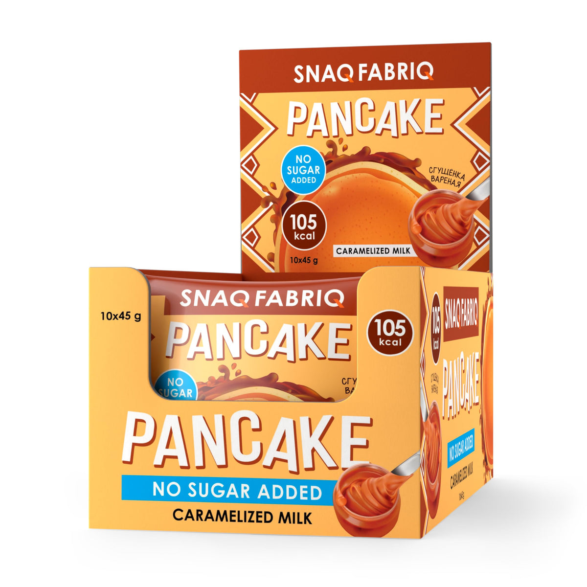 Snaq Fabriq No Add Sugar Pancake With Caramelized Milk - 10 X 45g