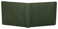 WildHorn® RFID Protected Genuine Leather Wallet for Men's - Green-WH2083