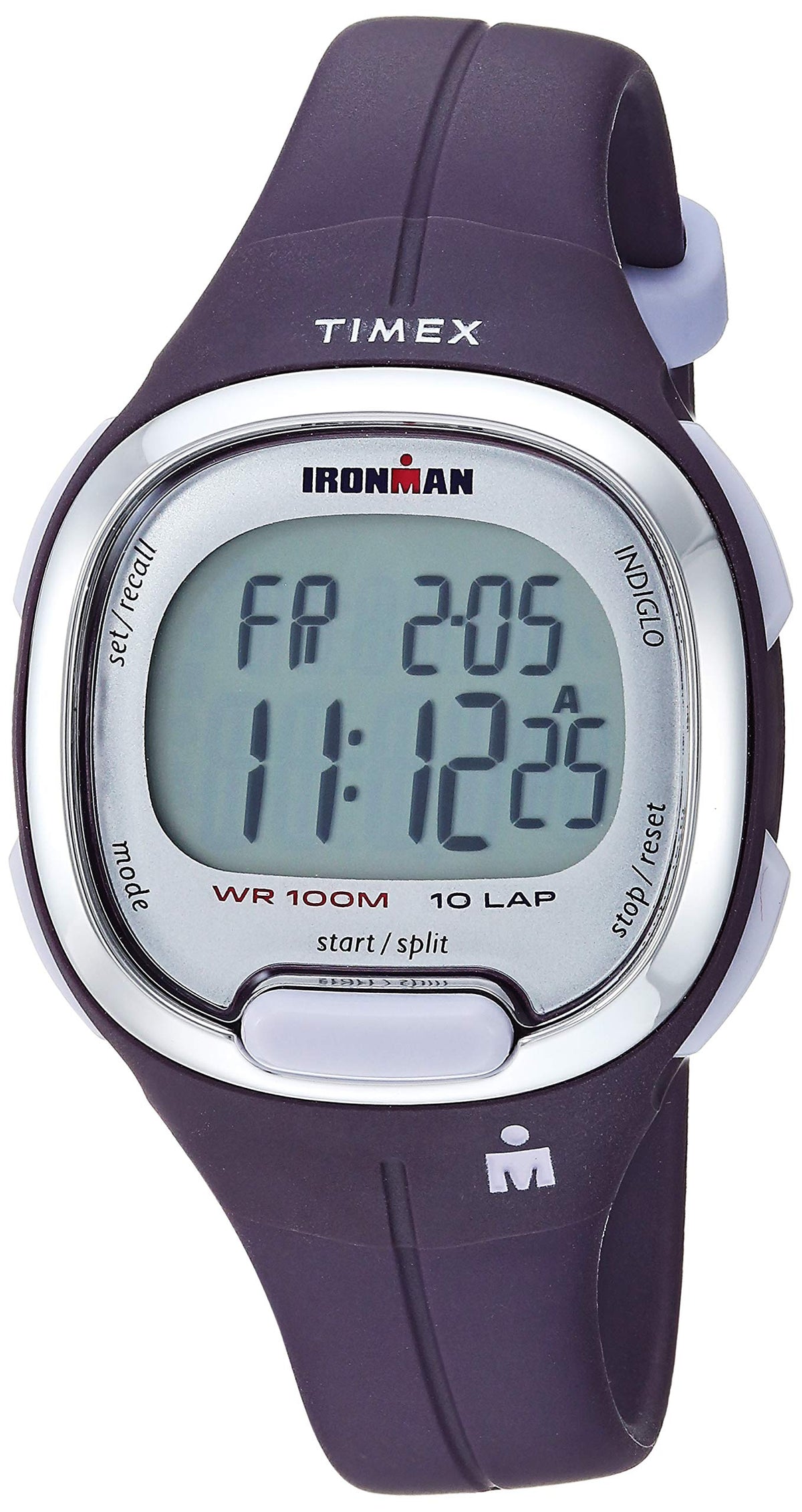 Timex Women's Ironman Transit 33mm Resin Strap Watch - Purple/Silver-Tone