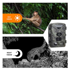 Wi-Fi Trail Camera, 4K 50MP 2.0inch Color Screen 120° Wide Angle Night Vision IP65 Waterproof 0.3S Trigger Hunting Camera for Outdoor
