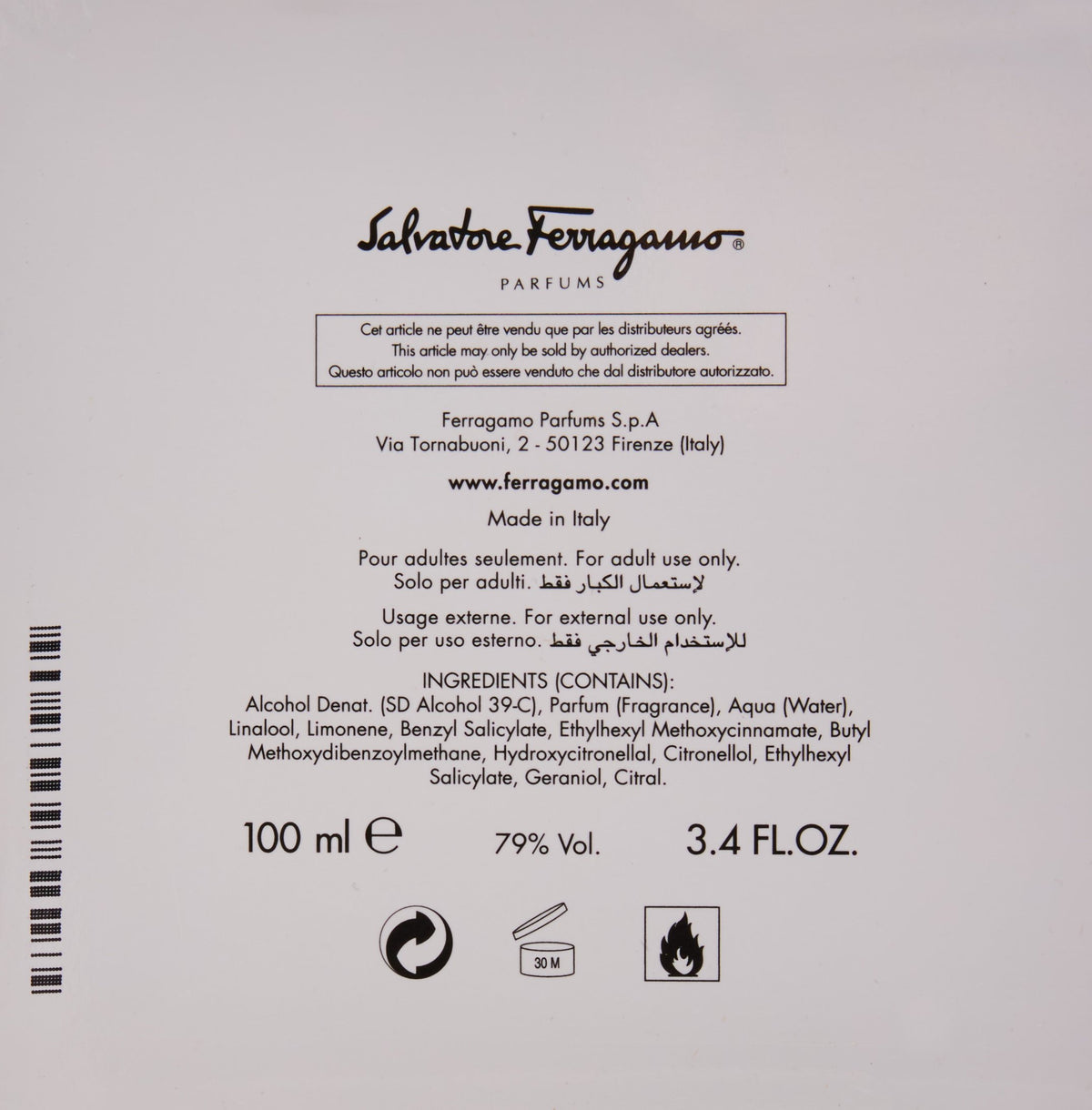 Salvatore Ferragamo Incanto Bloom - perfumes for women, 100 ml - EDT Spray