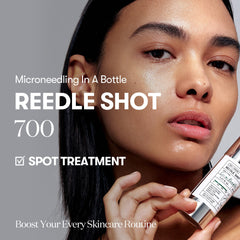 VT COSMETICS CICA Reedle Shot 700 | Spicule Microneedling Serum for Pore Care&Exfoliation, Exosome&Centella Asiatica for Glass Skin, Acne&Blemish Care, Korean Skin Booster (1 Fl Oz / 30ml)