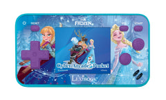 Lexibook Frozen Arcade Pocket Portable Gaming Console, 150 Games, LCD, Battery Operated, Purple / Blue