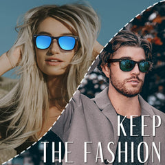 Joopin Folding Sunglasses for Men Women UV400 Protection Easy Carry Foldable Sunglasses for Driving Traveling