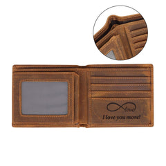 Engraved Personalized Wallet For Men - Gift For Boyfriend, Husband, For-men-002, One_Size