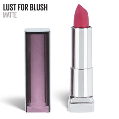 Maybelline New York Color Sensational Pink Lipstick, Matte Lipstick, Lust for Blush, 2 Count