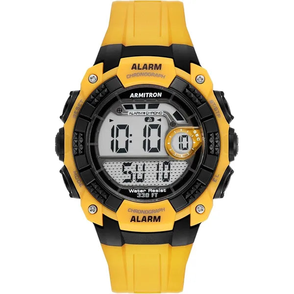 Armitron Sport Men's Digital Chronograph Resin Strap Watch, 40-8209