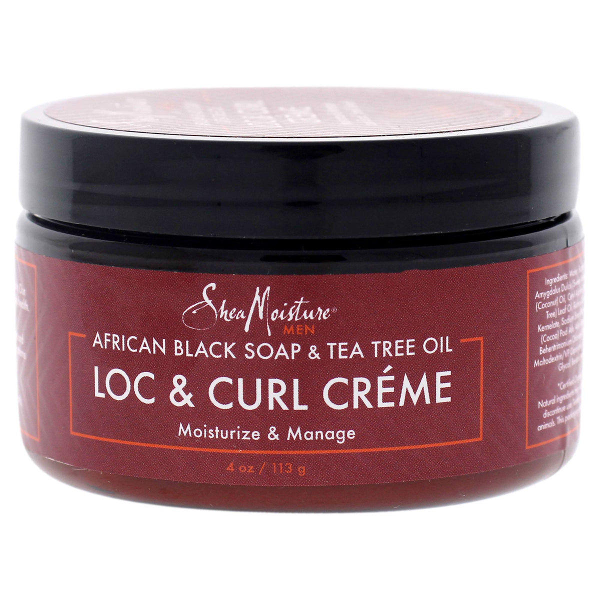 Shea Moisture Men African Black Soap & Tea Tree Oil Look & Curl Cream - 118 ml