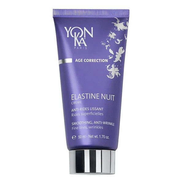 Yonka Elastine Nuit Anti-Wrinkle Night Cream | Anti Aging Facial Moisturizer and Eye Cream | Soften Fine Lines and Wrinkles with Vitamin C and Elastin Peptides | Paraben-Free | 1.70 oz